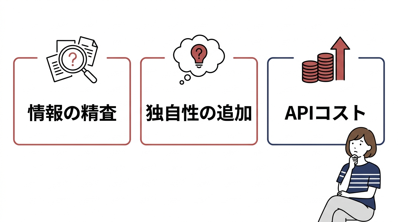 アフィリエイト記事量産時のデメリット3つ