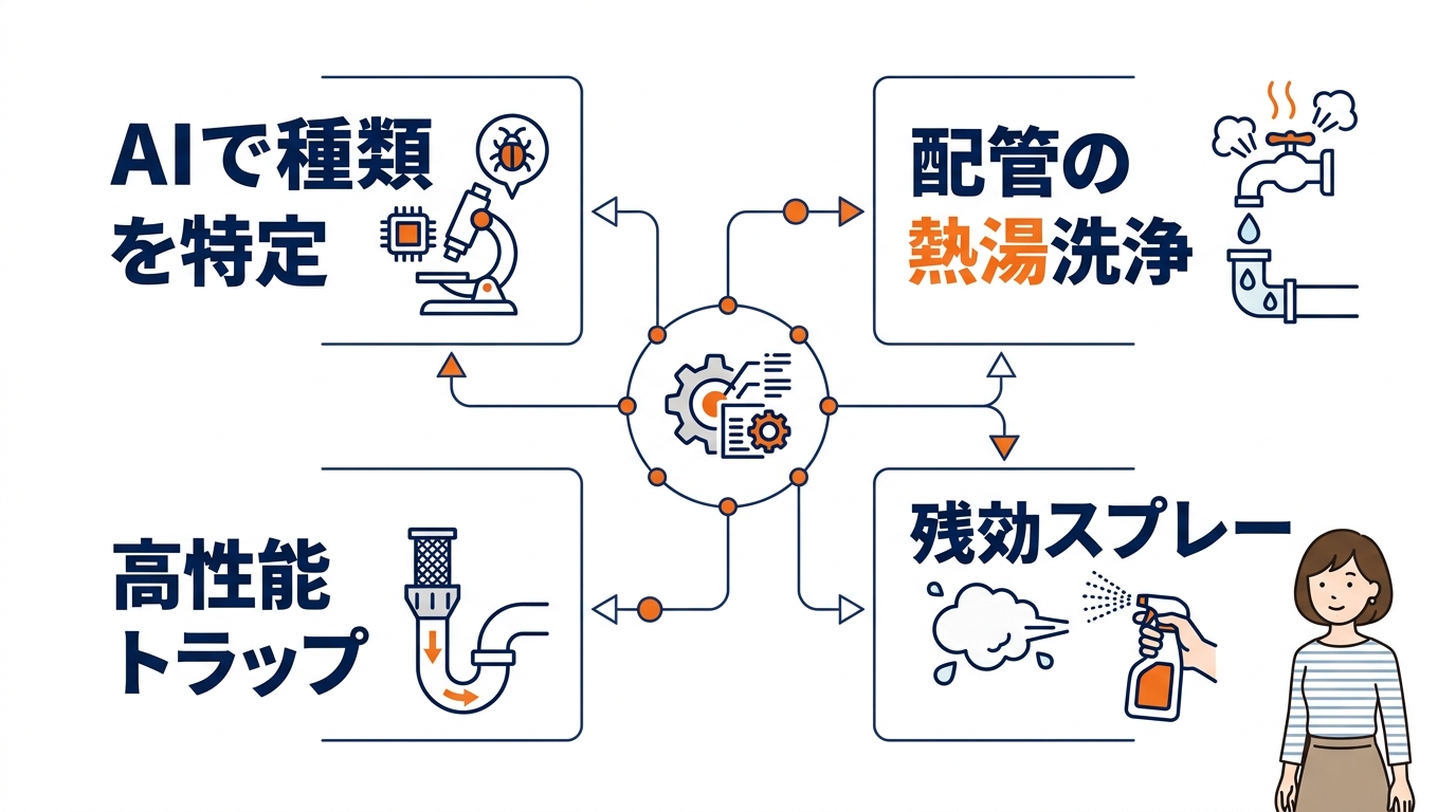 隠れた発生源まで全滅させるコバエ駆除のコツ