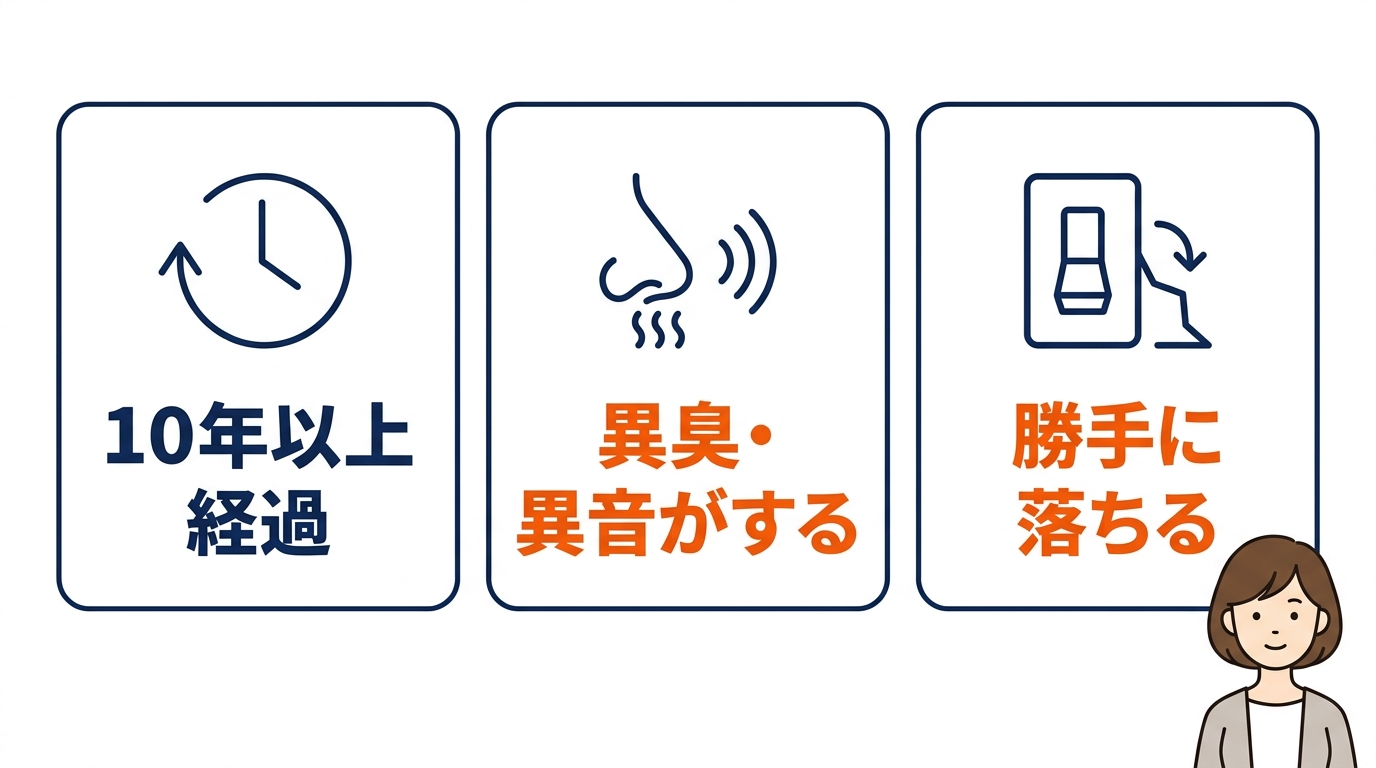 ブレーカー故障を判断する3つの基準