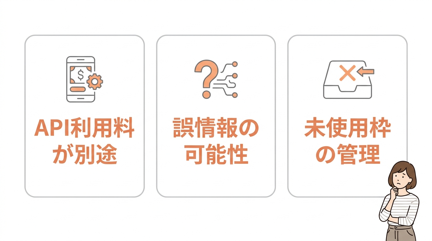 AI維新Writerのデメリット3つ