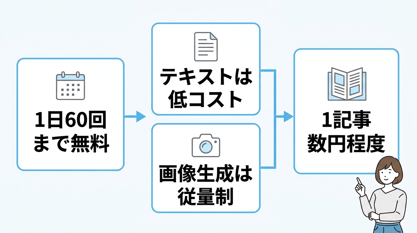 1記事あたりのGemini API料金の目安