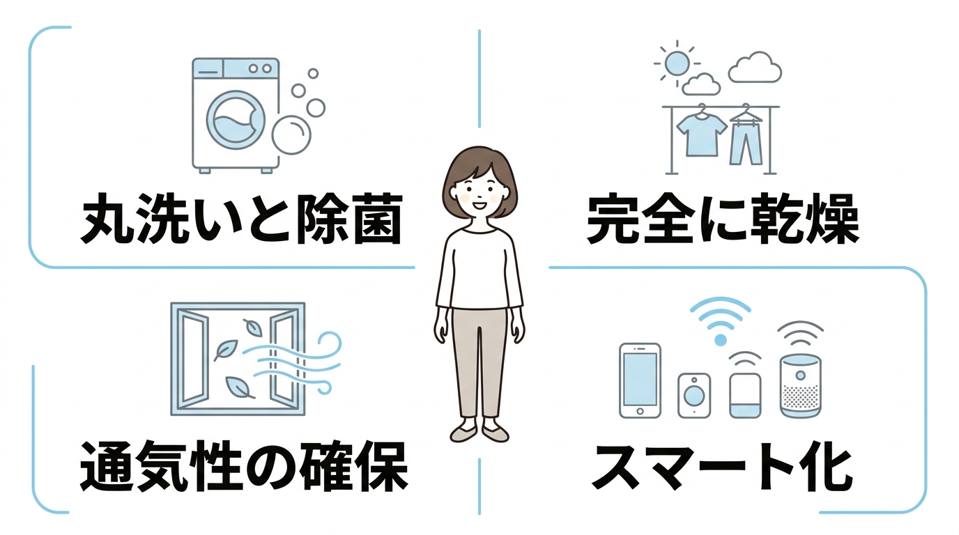 ゴミ箱を衛生的に保つ最新のお手入れ