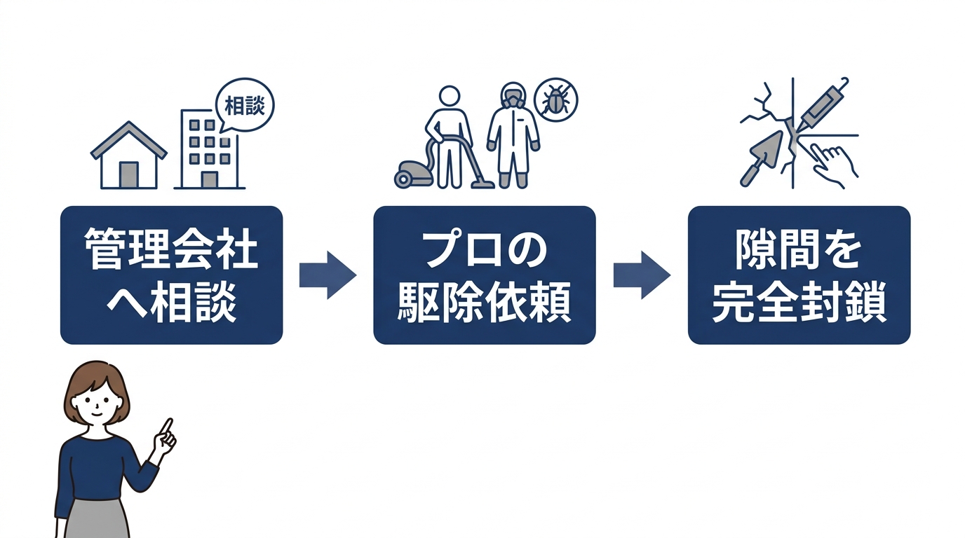 集合住宅でコバエが止まらない場合の最終手段
