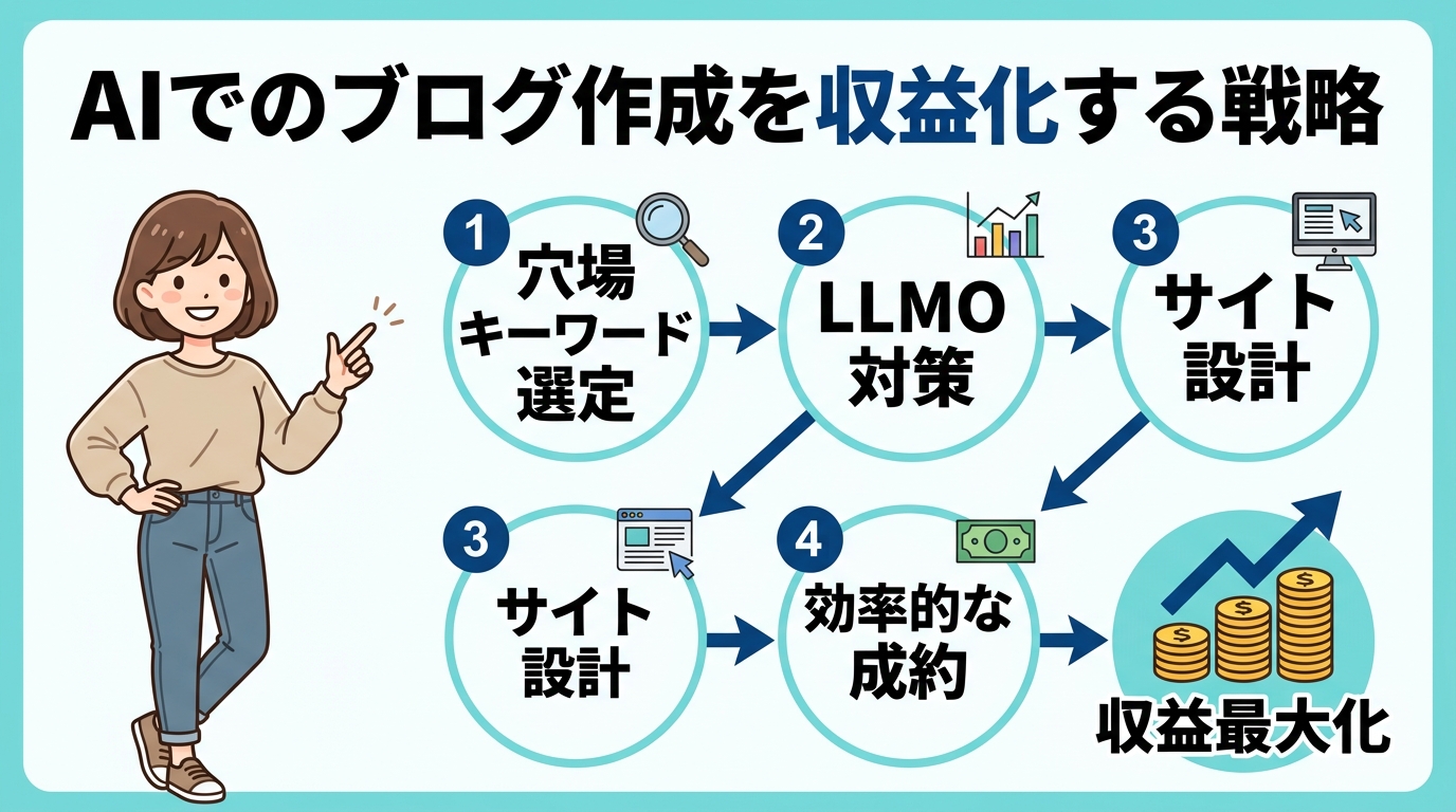 AIでのブログ作成を収益化する戦略