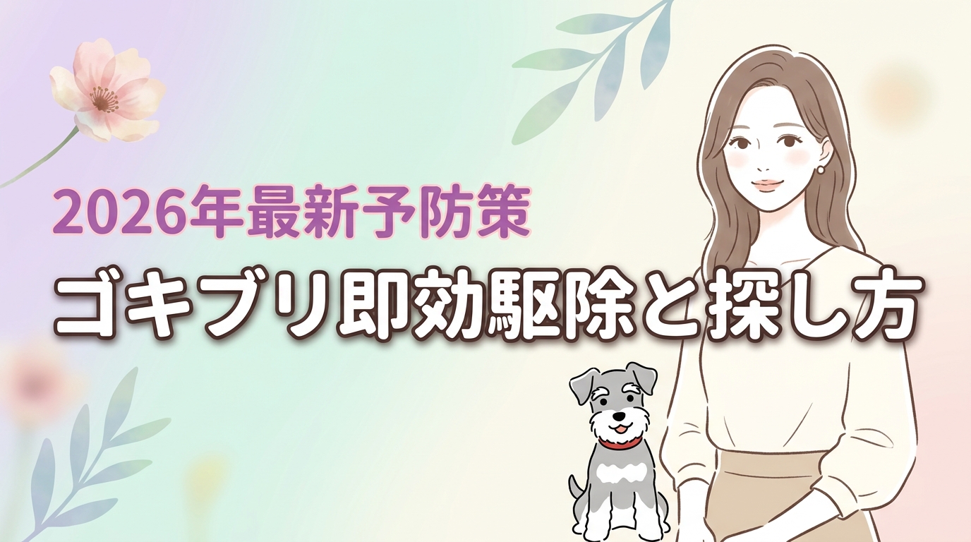 【即効駆除】ゴキブリが出たときの対処！見失っても安心な探し方と最新の予防策