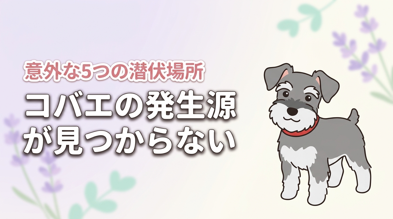 コバエの発生源が見つからない！意外な5つの潜伏場所と逆引き特定法
