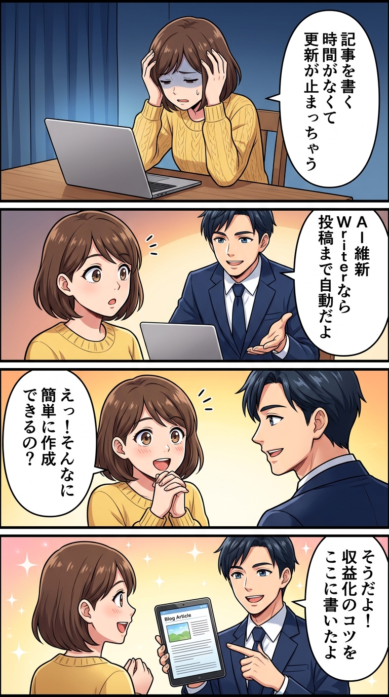 放置ブログ AI 作成 方法