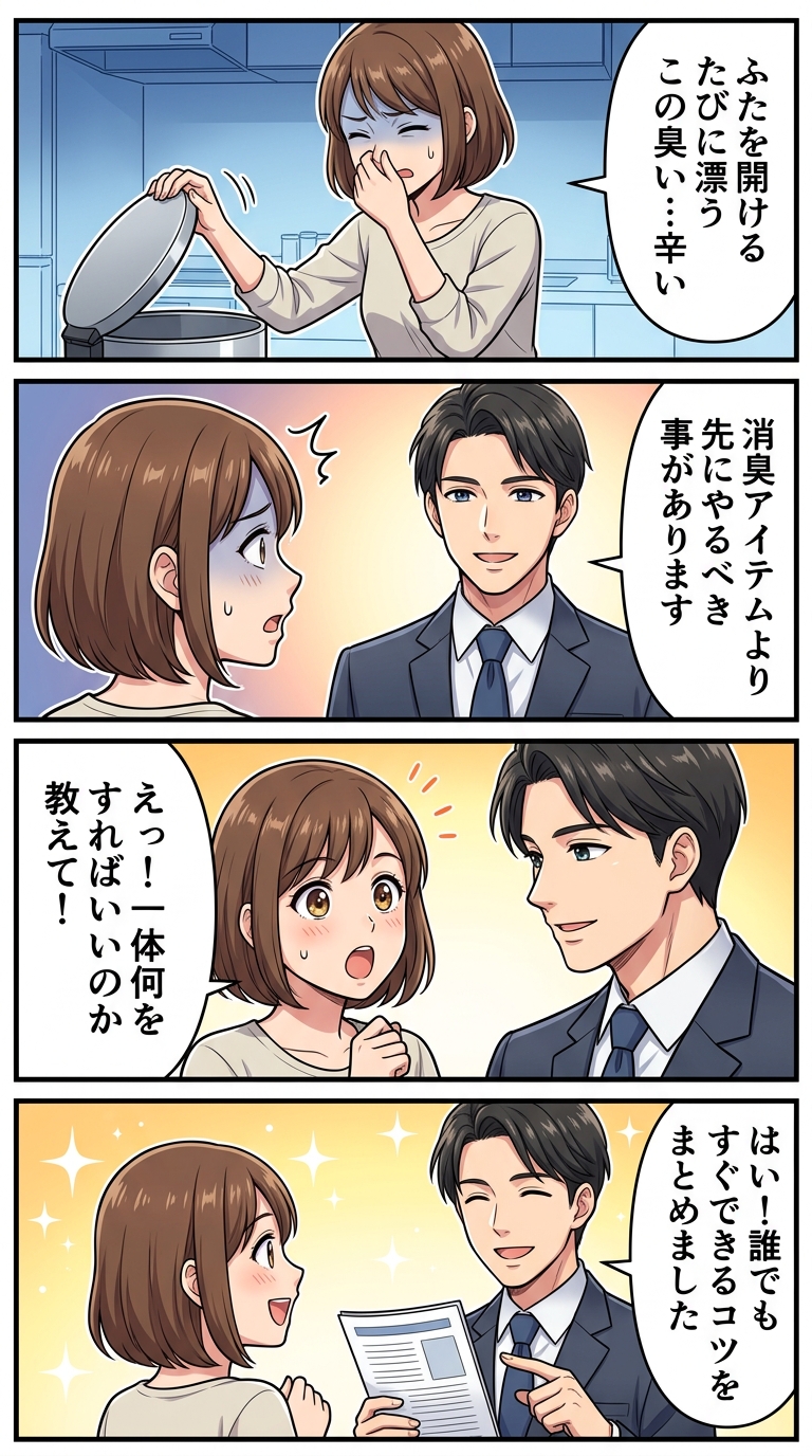ゴミ箱 臭い 消す方法
