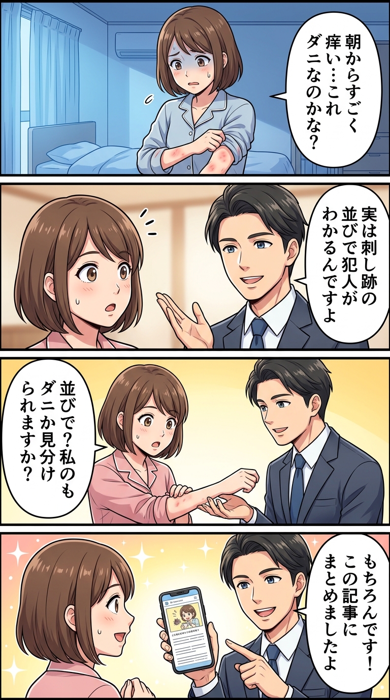 ダニ 刺された 見分け方