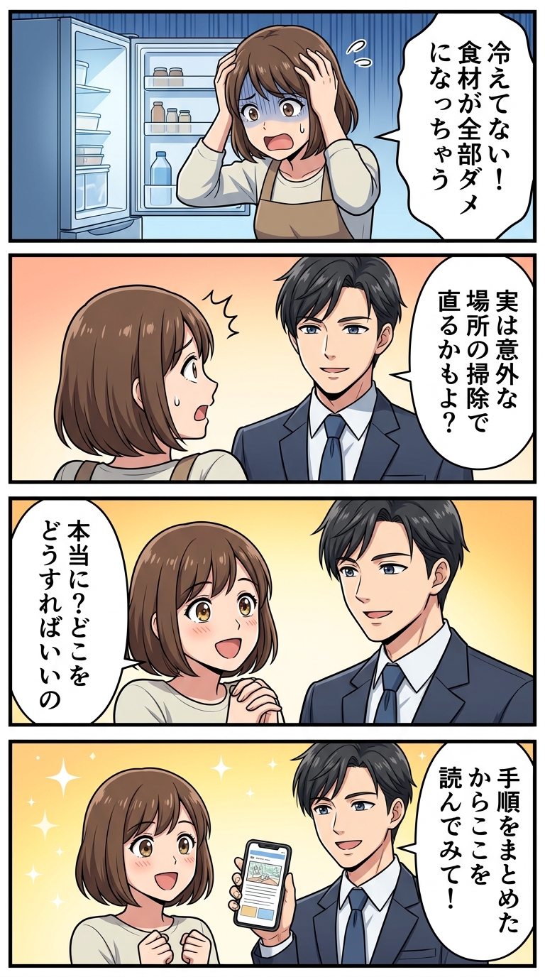 冷蔵庫 冷えない 対処法