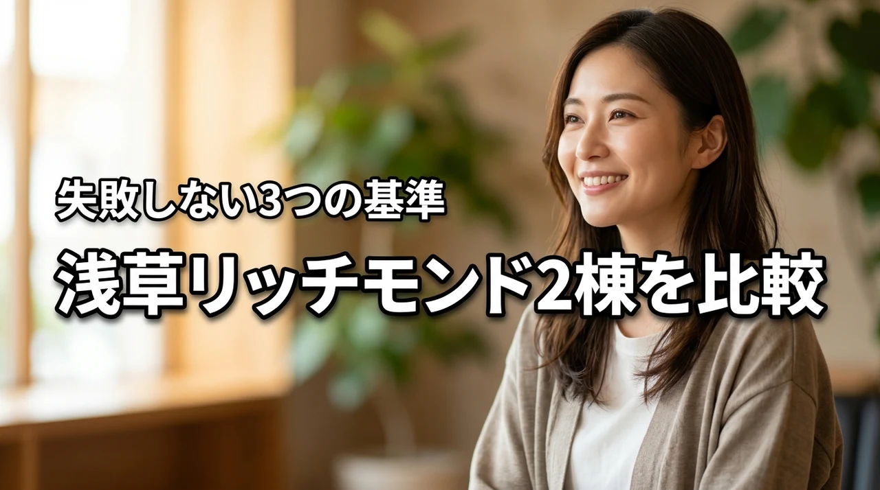 浅草のリッチモンドのホテル2棟の違いを比較！あなたに最適な宿泊先を選ぶ3つの基準
