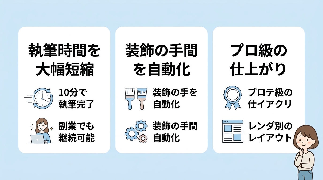 AI維新Writerに関する良い口コミ
