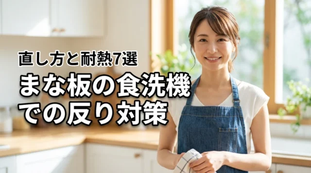 まな板が食洗機で反る理由とは？直し方とおすすめの耐熱まな板7選をプロが紹介（記事のアイキャッチ画像）